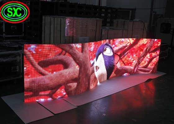 Módulo suave flexible interior de la pantalla LED de P4 SMD con Nationstar LED